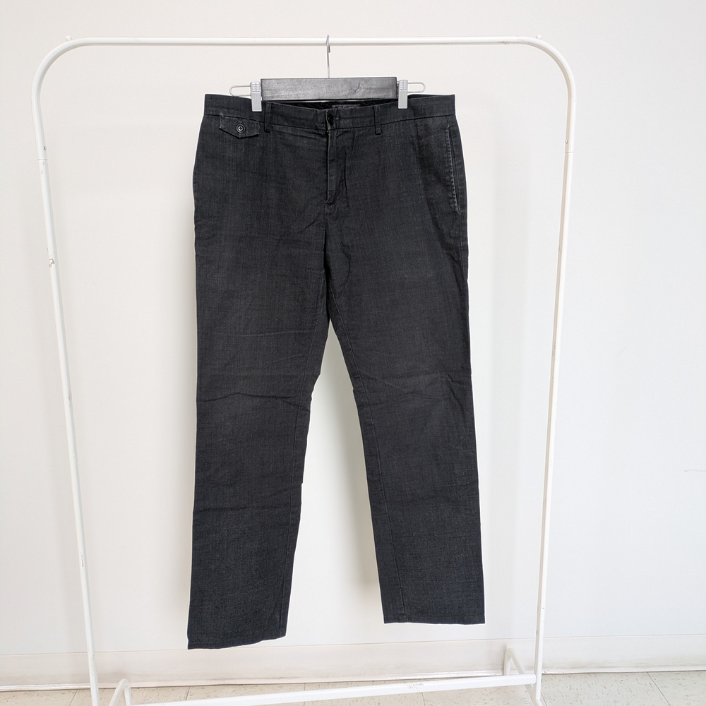 RW& CO Men's Grey/Black Dress Pants